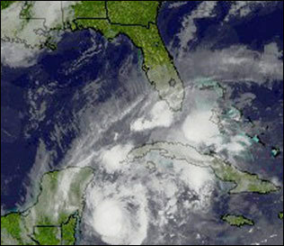 El hurac&aacute;n "Paula" amenaza el este de Yucat&aacute;n y el oeste de Cuba
