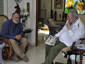 Conversa Fidel con el periodista venezolano Mario Silva